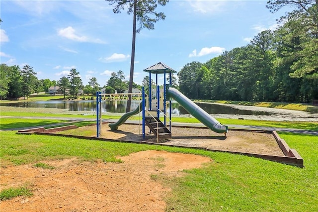 4046 Water Hole Ct, Douglasville, GA 30135 - communal playground with a water view and a yard
