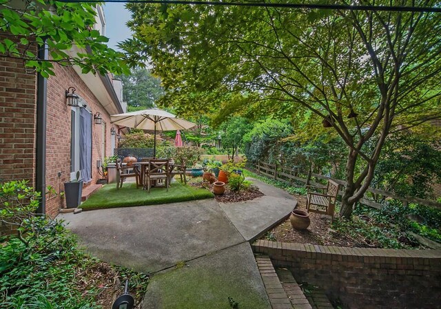1261 Lavista Rd Unit N4, Atlanta, GA 30324 - view of patio with a fenced backyard