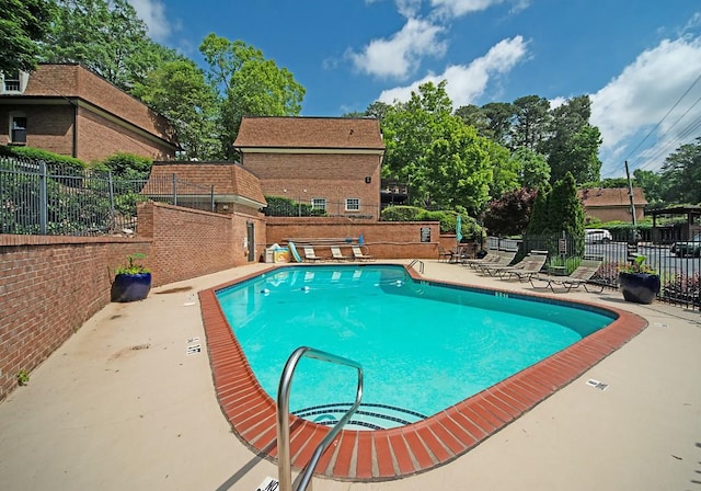 1261 Lavista Rd Unit N4, Atlanta, GA 30324 - community pool featuring fence and a patio area