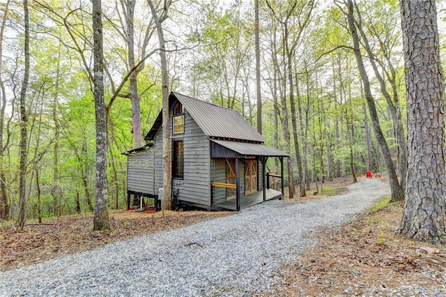 176 Petunia Dr, Dahlonega, GA 30533 - view of outdoor structure with a view of trees
