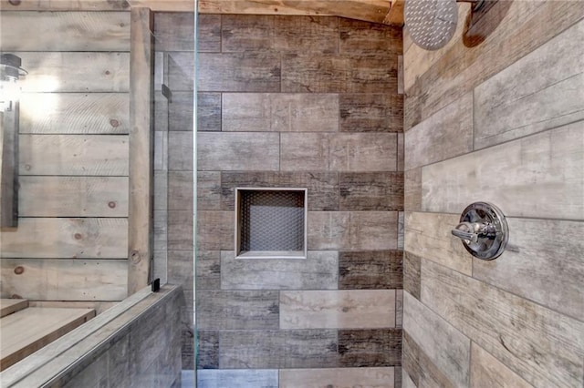 176 Petunia Dr, Dahlonega, GA 30533 - bathroom with tiled shower
