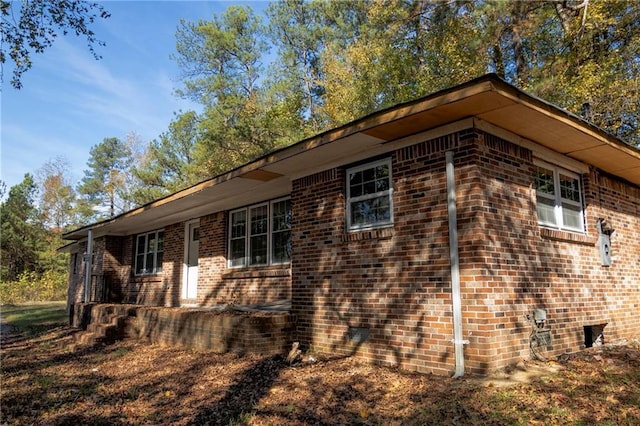 view of home's exterior