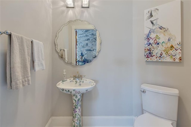 bathroom with toilet