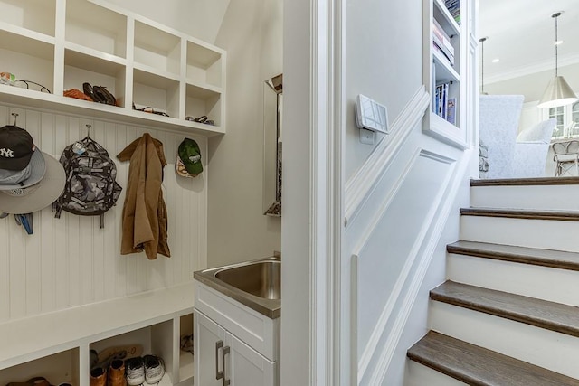 view of mudroom