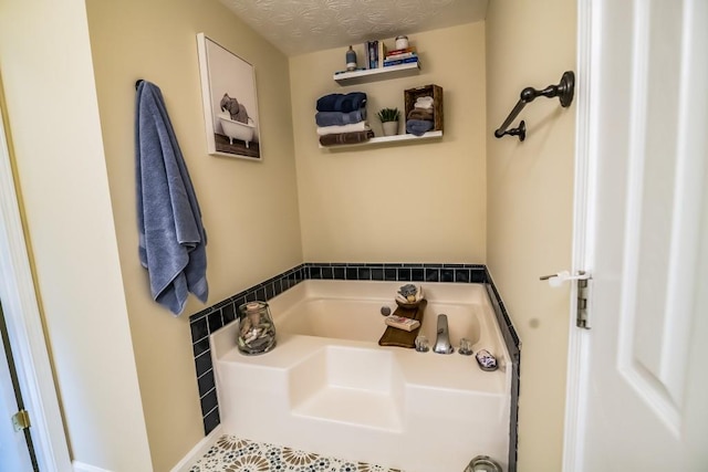 bathroom featuring a bath