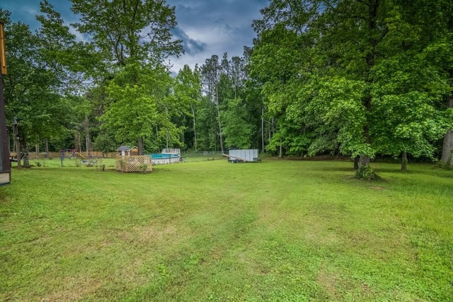 view of yard