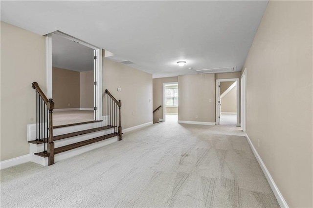 214 Westwind Dr, Newnan, GA 30263 - carpeted empty room with attic access and baseboards