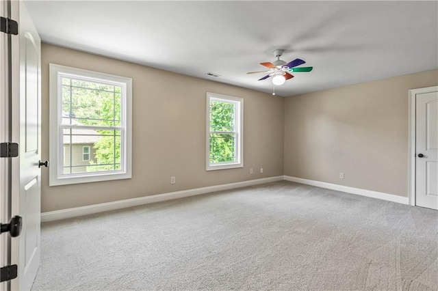 214 Westwind Dr, Newnan, GA 30263 - carpeted spare room featuring ceiling fan and baseboards