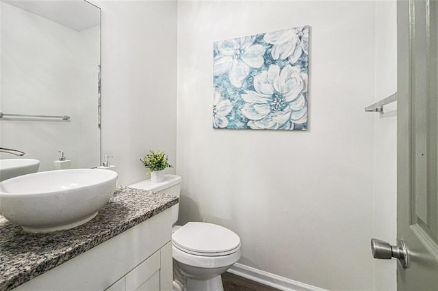 3440 Oaktree Way, Stonecrest, GA 30038 - bathroom with vanity and wood finished floors