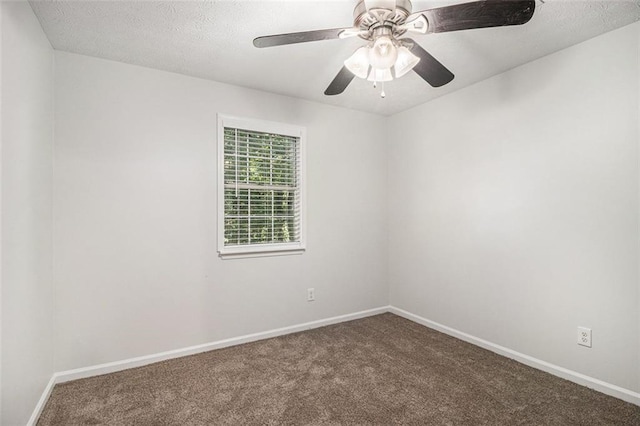 3440 Oaktree Way, Stonecrest, GA 30038 - unfurnished room with carpet, ceiling fan, and a textured ceiling