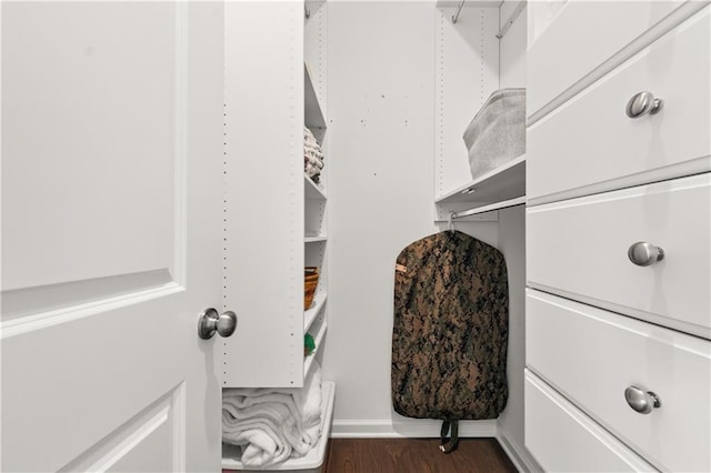 20057 Windalier Way, Roswell, GA 30076 - walk in closet featuring dark wood-type flooring