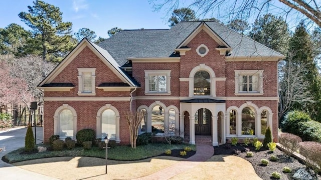 2250 Blackheath Trce, Alpharetta, GA 30005 - colonial house featuring brick siding and roof with shingles