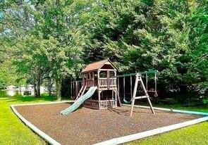 view of jungle gym featuring a yard