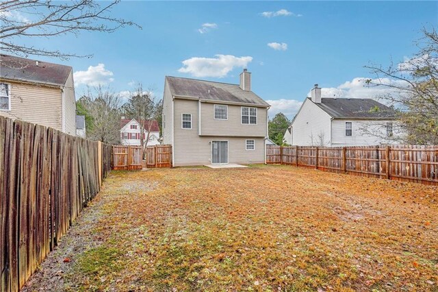 view of rear view of property