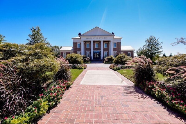 view of greek revival house