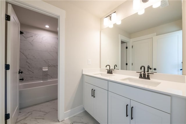 4202 Adler Cir, Buford, GA 30519 - unfurnished bedroom with light carpet, ensuite bath, and baseboards