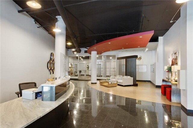 115 W Peachtree Pl NW Unit 602, Atlanta, GA 30313 - building lobby with a towering ceiling