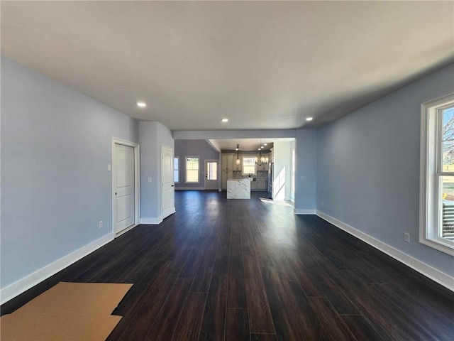 view of unfurnished living room