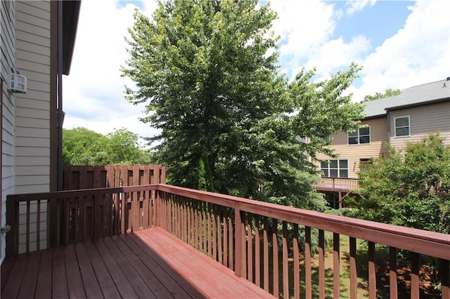 view of deck