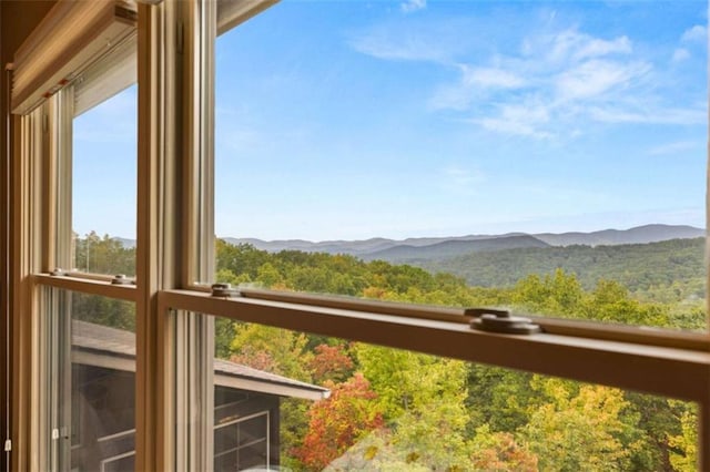 view of mountain feature