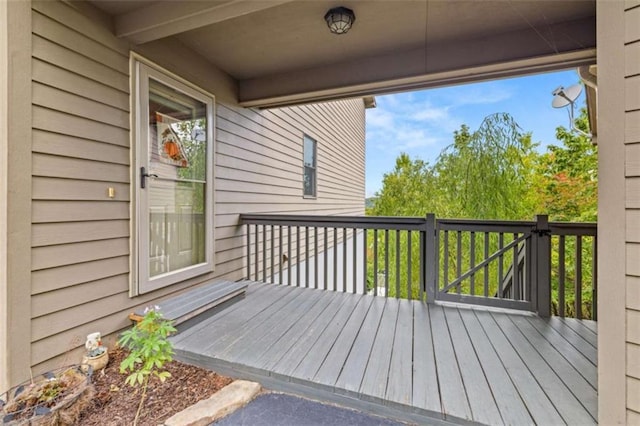 view of deck