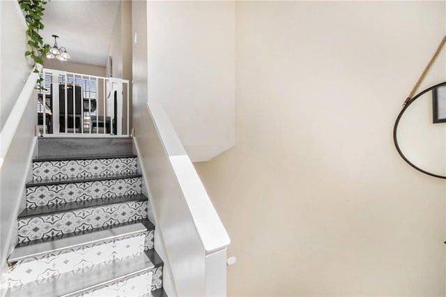 view of stairs
