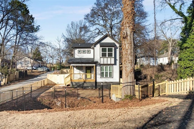 view of front of home with a porch