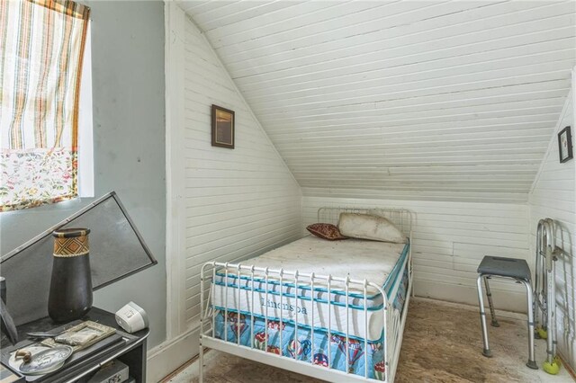 1454 Beecher St SW, Atlanta, GA 30310 - bedroom with vaulted ceiling