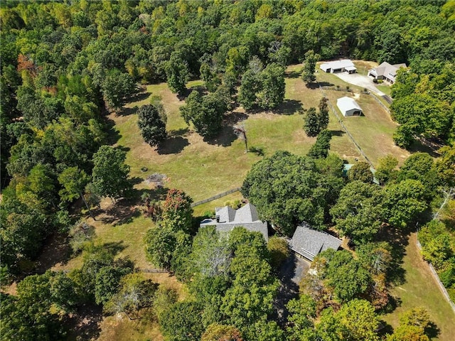 aerial view with a view of trees