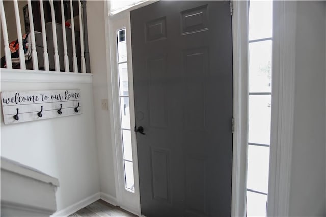 7930 River Fall Ct, Ball Ground, GA 30107 - entrance foyer with baseboards