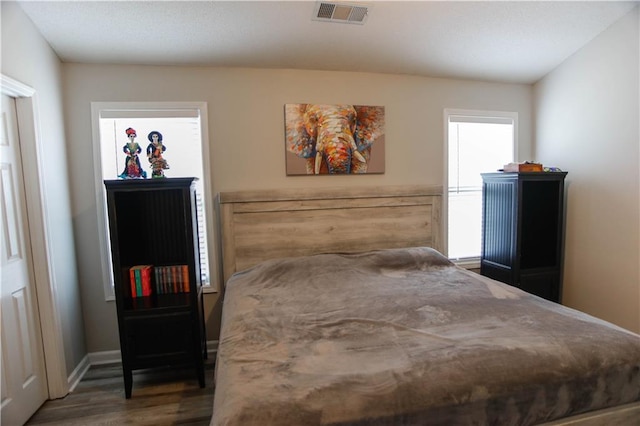 7930 River Fall Ct, Ball Ground, GA 30107 - bedroom with wood finished floors and baseboards