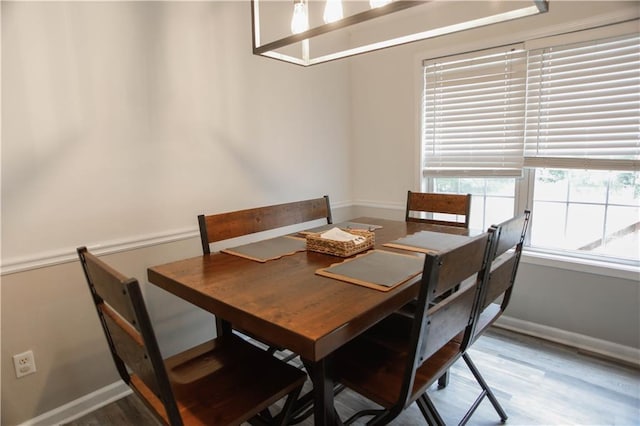 7930 River Fall Ct, Ball Ground, GA 30107 - dining room featuring wood finished floors