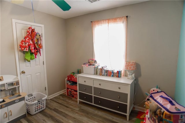 7930 River Fall Ct, Ball Ground, GA 30107 - recreation room featuring wood finished floors and baseboards