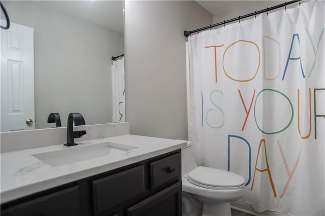 7930 River Fall Ct, Ball Ground, GA 30107 - full bathroom featuring vanity and a shower with curtain
