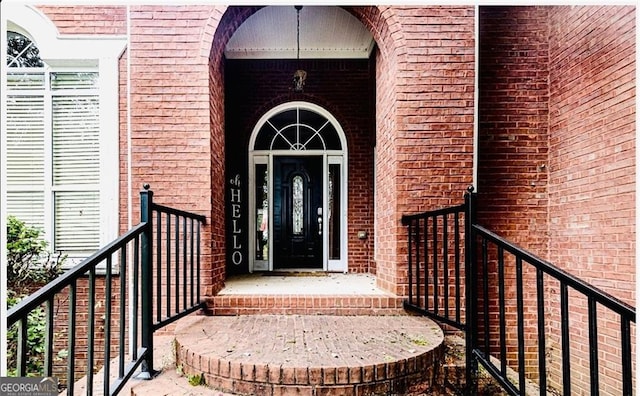 1090 Crown River Pkwy, Mcdonough, GA 30252 - property entrance featuring brick siding
