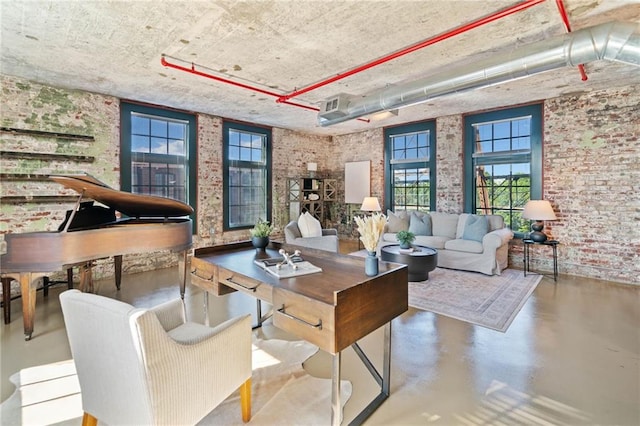 170 Boulevard Se E414, Atlanta, GA 30312 - living area with concrete flooring