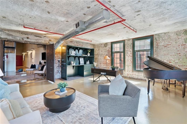 170 Boulevard Se E414, Atlanta, GA 30312 - lobby with brick wall