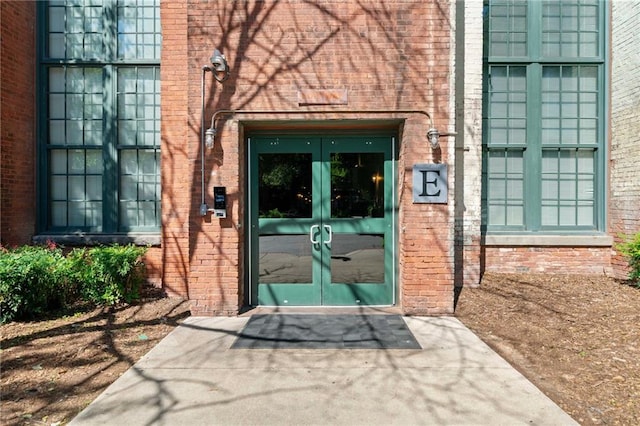 170 Boulevard Se E414, Atlanta, GA 30312 - view of exterior entry featuring french doors and brick siding