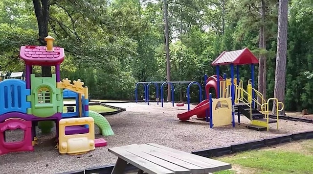 view of play area