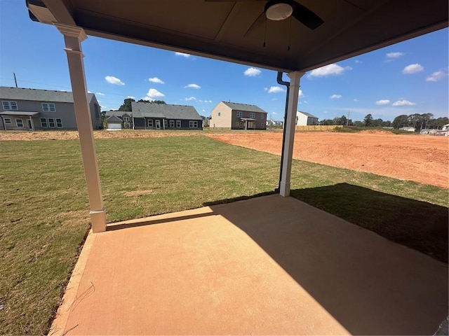 57 Longhorn Way, Auburn, GA 30011 - view of patio featuring a ceiling fan