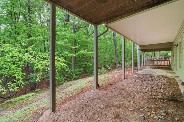 74 Cherokee Way, Big Canoe, GA 30143 - view of yard featuring a forest view