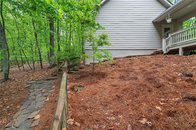 74 Cherokee Way, Big Canoe, GA 30143 - view of yard featuring a deck