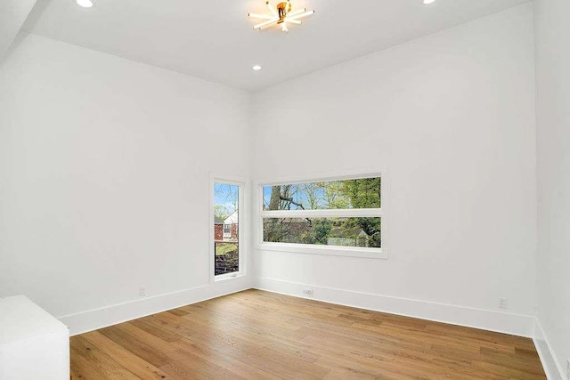 1598 Athens Ave, Atlanta, GA 30310 - unfurnished room with recessed lighting, baseboards, and light wood-type flooring