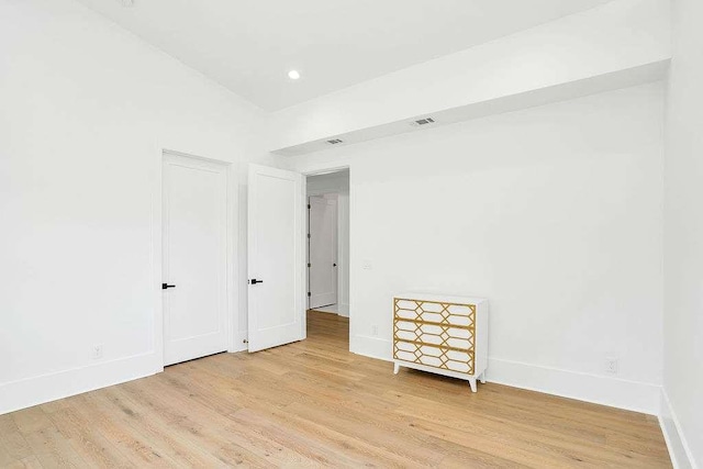 1598 Athens Ave, Atlanta, GA 30310 - spare room featuring recessed lighting, baseboards, light wood-style floors, and visible vents