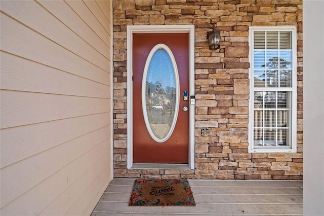 view of entrance to property