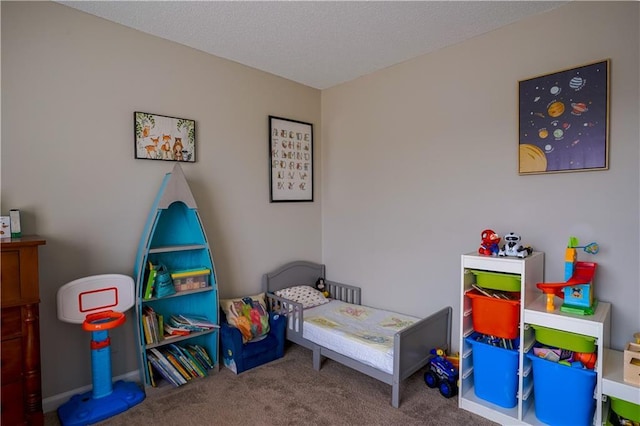 bedroom featuring carpet flooring