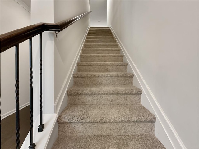 view of staircase