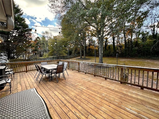 view of deck