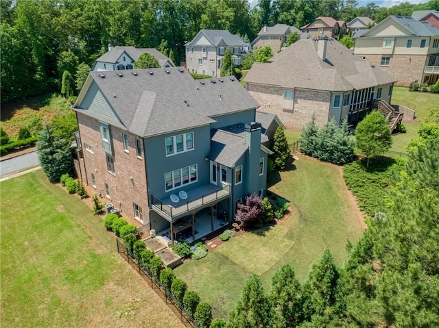 1393 Kings Park Dr NW, Kennesaw, GA 30152 - aerial perspective of suburban area