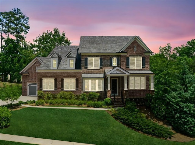 1393 Kings Park Dr NW, Kennesaw, GA 30152 - view of front of property featuring brick siding and a lawn